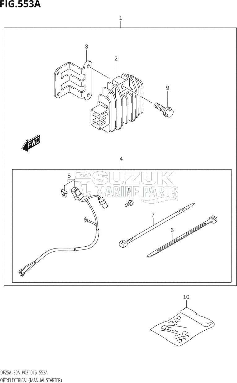 OPT:ELECTRICAL (MANUAL STARTER) (DF25A:P03:M-STARTER)