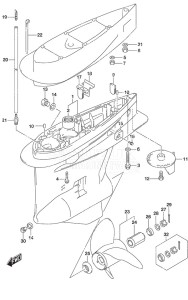 DF 250 drawing Gear Case