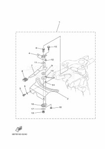 F40FEHD drawing TILLER-HANDLE