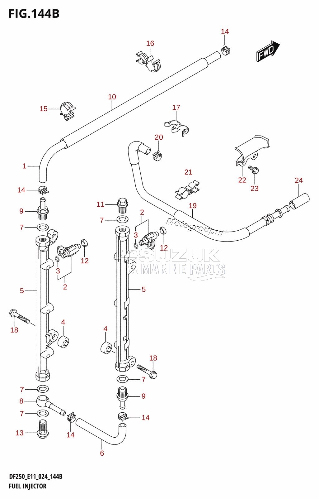 FUEL INJECTOR (DF250ST)