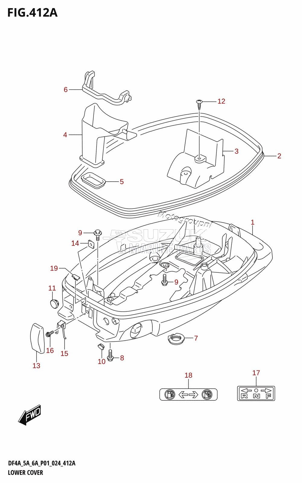 LOWER COVER (DF4A)