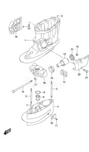 DF 90A drawing Drive Shaft Housing