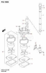 DF200 From 20002F-340001 (E01 E40)  2023 drawing WATER PUMP (E01,E11)