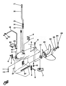 L130BETO drawing PROPELLER-HOUSING-AND-TRANSMISSION-2