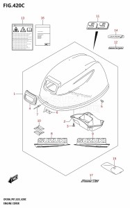 DF20A From 02002F-040001 (E01 P01 P40)  2020 drawing ENGINE COVER ((DF9.9B,DF9.9BR,DF9.9BT):021)