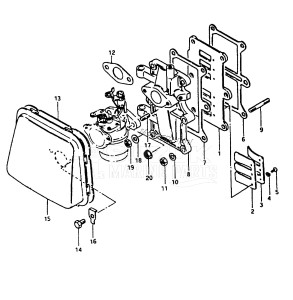 DT16P From 1601-001001 ()  1986 drawing INLET CASE