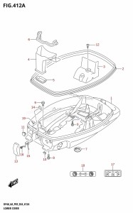 DF4A From 00403F-440001 (P03)  2024 drawing LOWER COVER (DF4A)