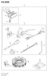 DF15 From 01502F-421001 (P03)  2004 drawing OPT:ELECTRICAL (K5,K6,K7,K8,K9,K10,011)