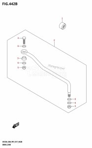 DF30A From 03003F-710001 (P01 P40)  2017 drawing DRAG LINK (DF25AT:P01)