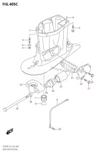 DF200AP From 20003P-810001 (E01 E40)  2018 drawing DRIVE SHAFT HOUSING (DF175AP:E40)