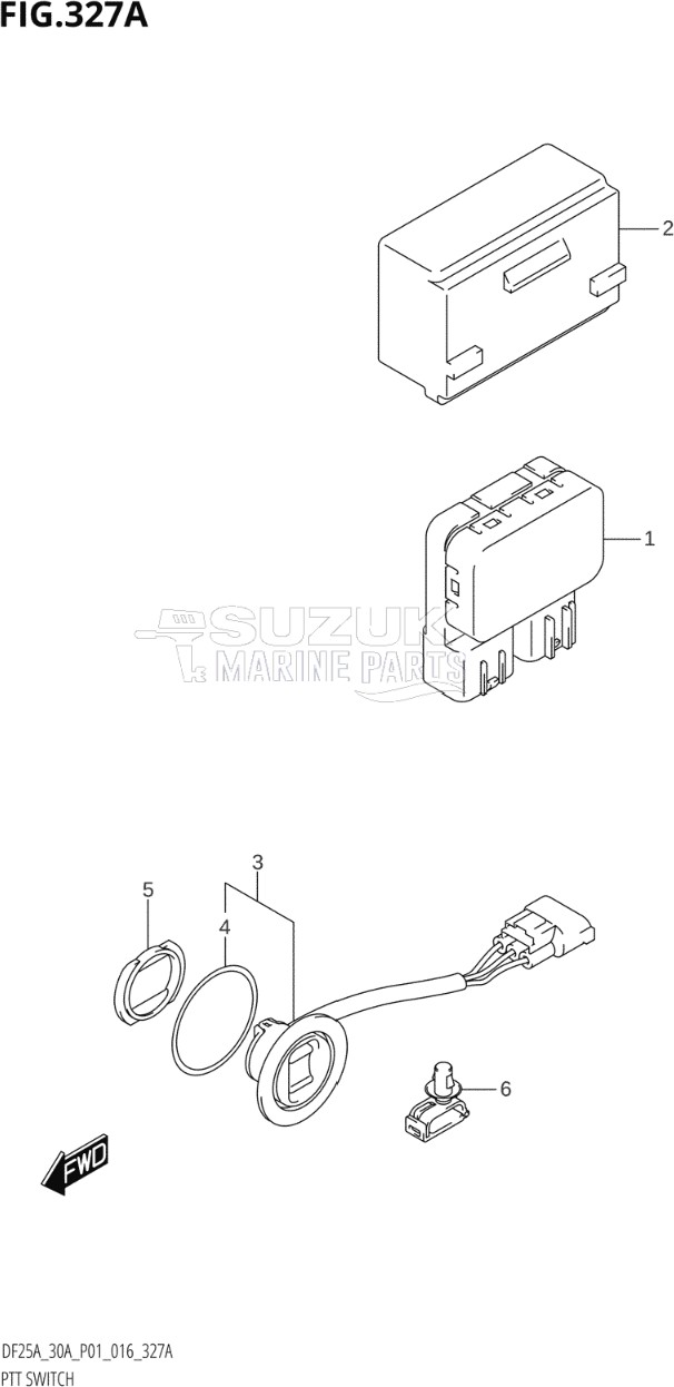 PTT SWITCH (DF25AT:P01)