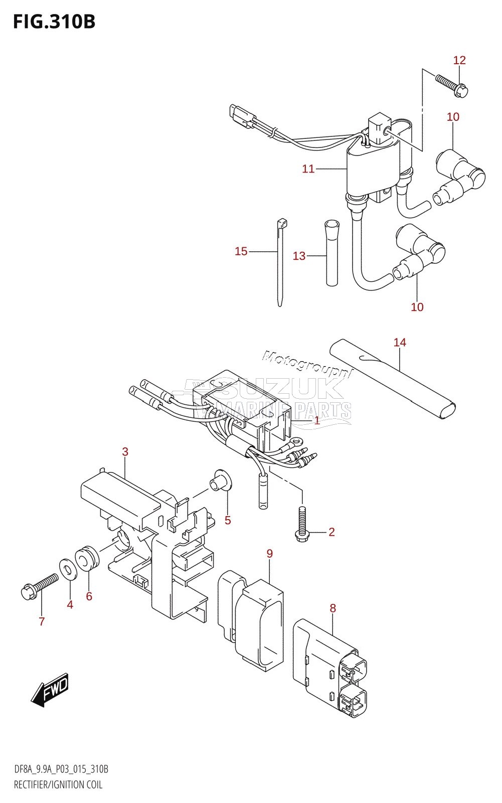 RECTIFIER /​ IGNITION COIL (DF8AR:P03)