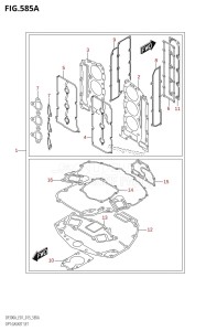 DF300A From 30002P-510001 (E01 E40)  2015 drawing OPT:GASKET SET