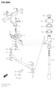 15002F-710001 (2017) 150hp E03-USA (DF150ST  DF150T) DF150 drawing CLUTCH SHAFT (DF175T:E03)