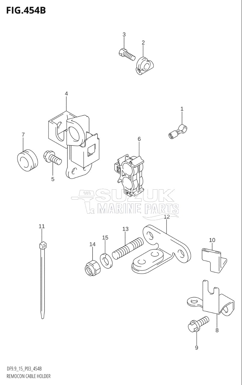 REMOCON CABLE HOLDER (DF9.9T)