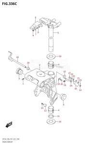 DF30A From 03003F-340001 (P01 P40)  2023 drawing SWIVEL BRACKET (DF25AT,DF30AT)