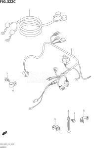 02503F-310001 (2013) 25hp E01-Gen. Export 1 (DF25  DF25Q  DF25R) DF25 drawing HARNESS (DF25Q:E01)