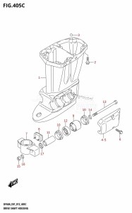 DF50A From 05003F-210001 (E01)  2012 drawing DRIVE SHAFT HOUSING (DF40AST:E34)