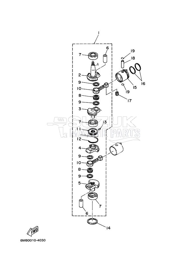 CRANKSHAFT--PISTON