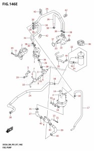 DF30A From 03003F-710001 (P01 P40)  2017 drawing FUEL PUMP (DF30A:P40)