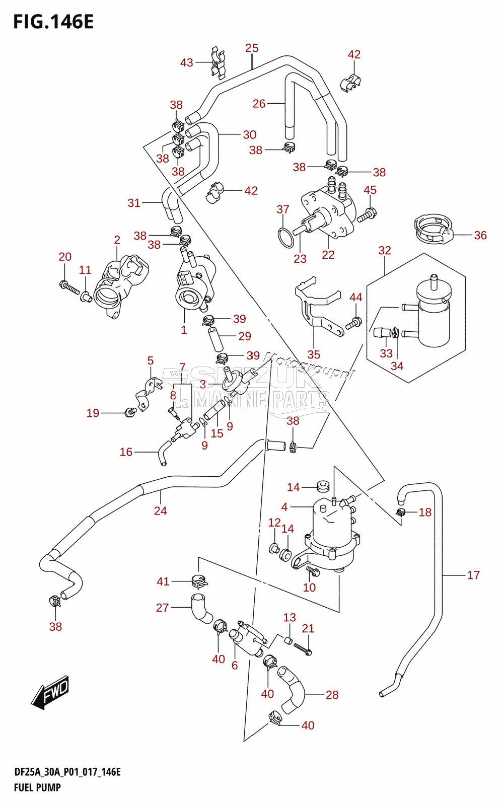 FUEL PUMP (DF30A:P40)