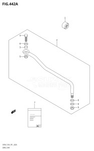 00801F-110001 (2011) 8hp P01-Gen. Export 1 (DF8A  DF8AR) DF8A drawing DRAG LINK (DF8AR,DF9.9AR)