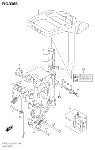 DT9.9A From 00996 -710001 (P36-)  2017 drawing SWIVEL BRACKET (DT9.9A:P36)