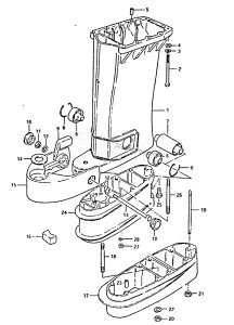 DT60 From 06001-401001 ()  1984 drawing DRIVESHAFT HOUSING