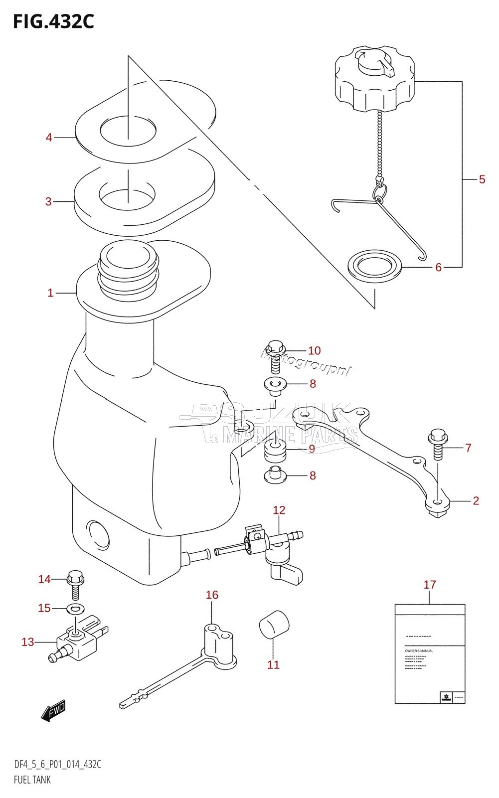 FUEL TANK (DF6:P01)