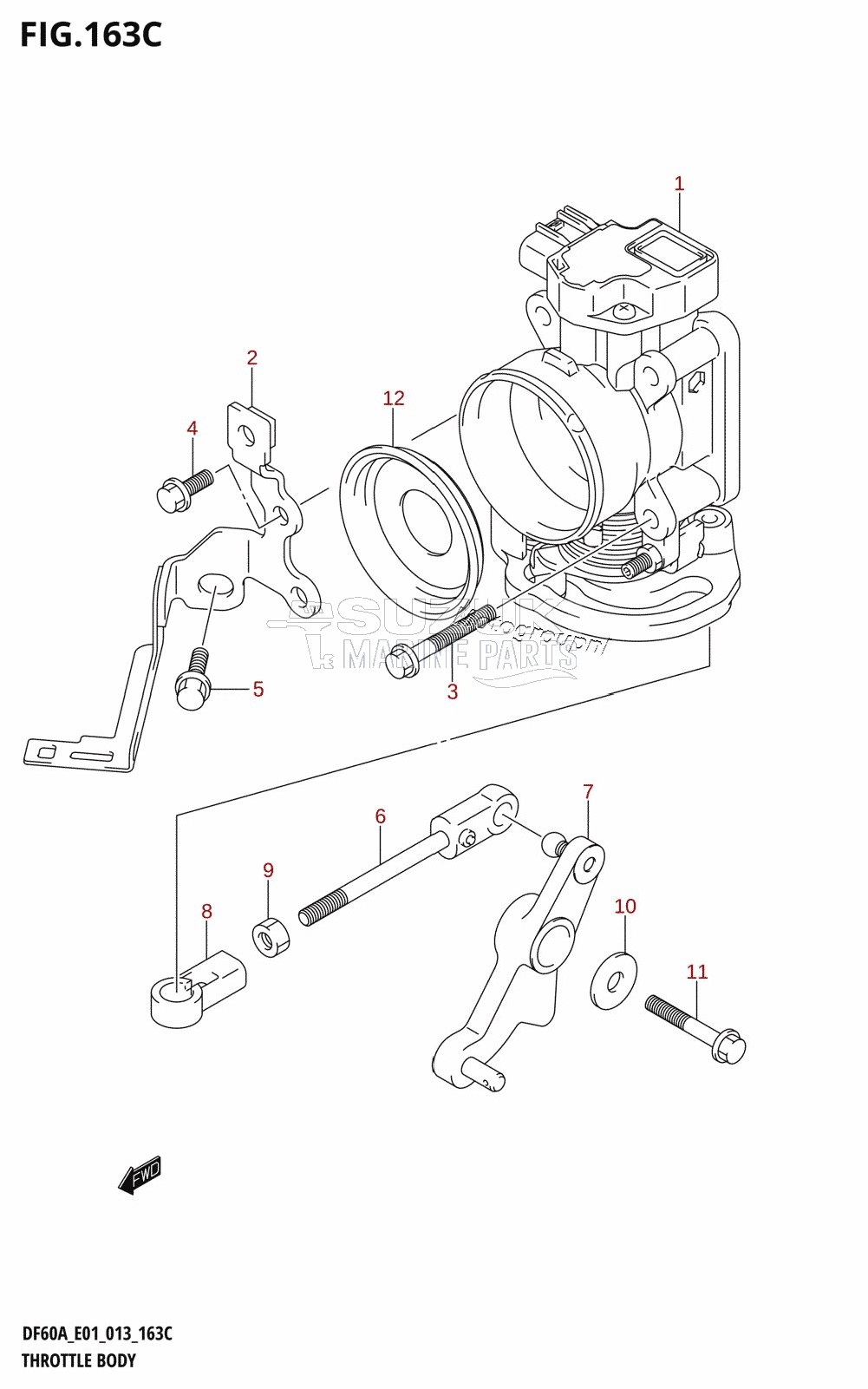 THROTTLE BODY (DF40AST:E34)