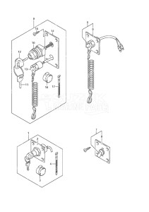 Outboard DF 25 V-Twin drawing Switch