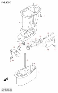 DF50A From 05004F-910001 (E01)  2019 drawing DRIVE SHAFT HOUSING (DF60A:E40)