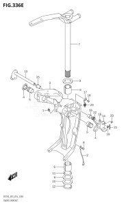 22503Z-610001 (2016) 225hp E03-USA (DF225Z) DF225Z drawing SWIVEL BRACKET (DF250T:E03:(X-TRANSOM,XX-TRANSOM))