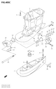 22503Z-210001 (2012) 225hp E03-USA (DF225Z) DF225Z drawing DRIVE SHAFT HOUSING (DF225T:E03:(X-TRANSOM,XX-TRANSOM))