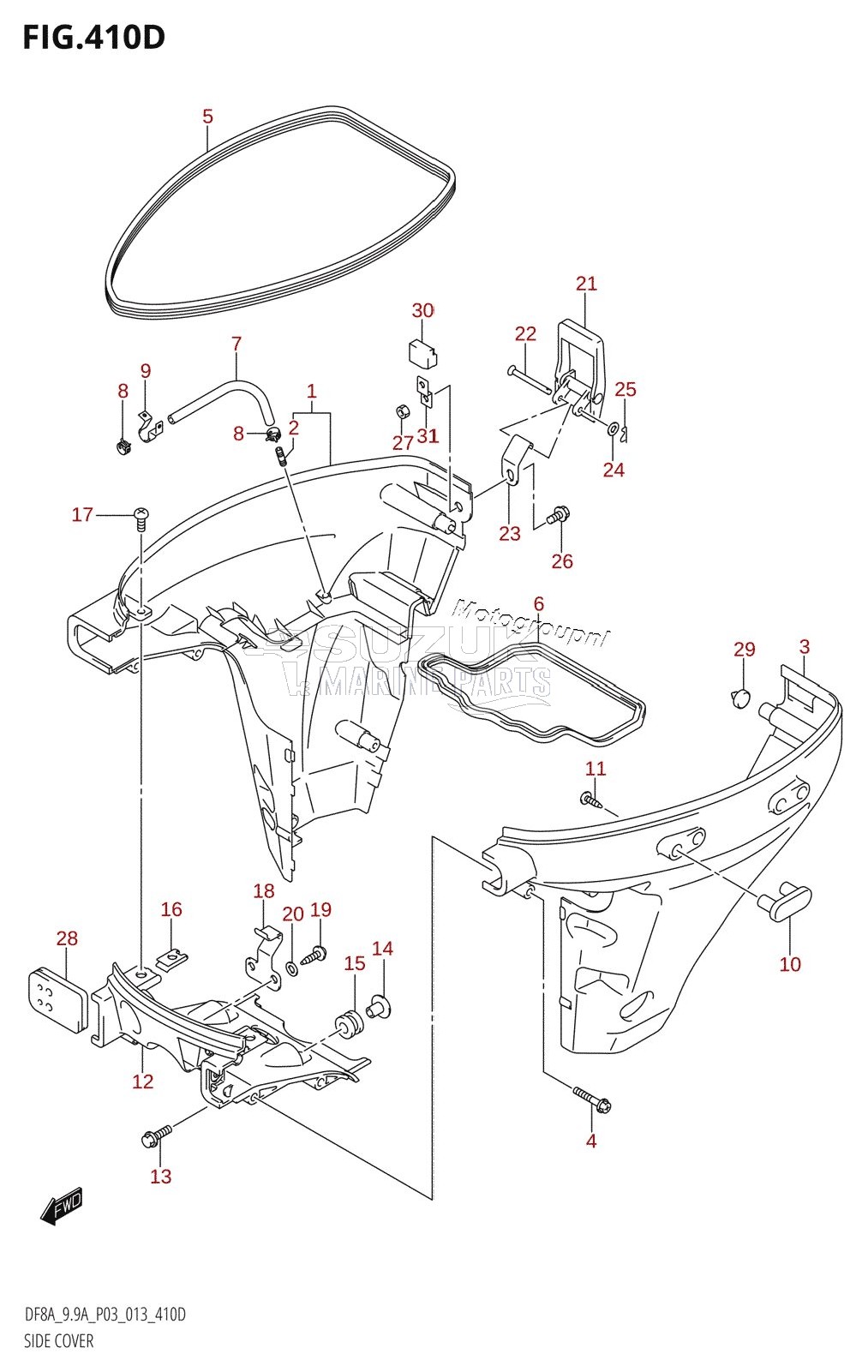 SIDE COVER (DF9.9AR:P03)