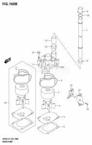 DF250ST From 25004F-140001 (E03)  2021 drawing WATER PUMP (E03:(DF225T,DF225Z,DF250T,DF250Z))