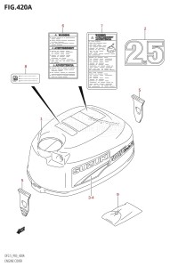 DF2.5 From 00252F-010001 (P01)  2010 drawing ENGINE COVER (K6,K7,K8,K9)