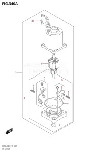 08002F-510001 (2005) 80hp E40 E01- (DF80A) DF80A drawing PTT MOTOR