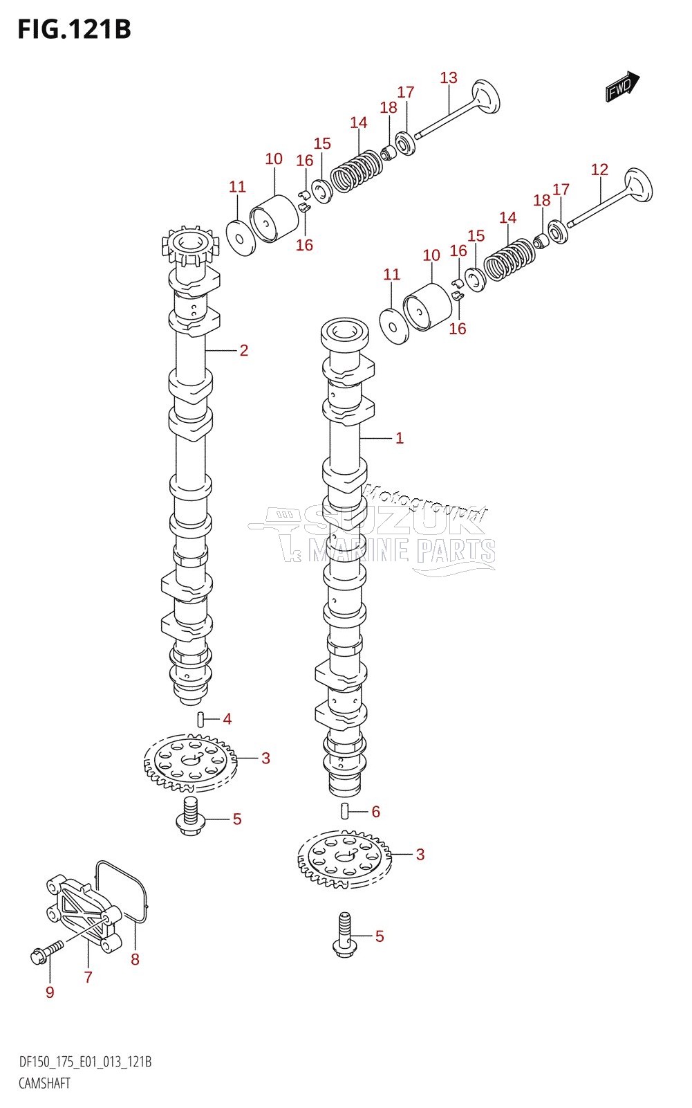 CAMSHAFT (DF150T:E40)