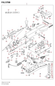 06003F-410001 (2014) 60hp E03-USA (DF60AVT) DF60A drawing OPT:TILLER HANDLE (DF50A)