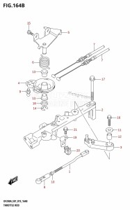 DF200A From 20003F-510001 (E01 E40)  2015 drawing THROTTLE ROD (DF200AZ)