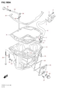 DF150AP From 15003P-040001 (E01 E03 E40)  2020 drawing OIL PAN