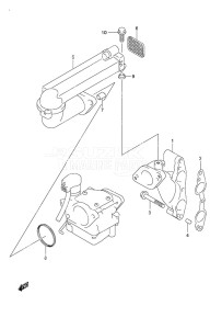 DF 9.9A drawing Inlet Manifold