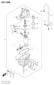 08002F-610001 (2016) 80hp E01 E40-Gen. Export 1 - Costa Rica (DF80A) DF80A drawing FUEL VAPOR SEPARATOR (DF70A:E40)