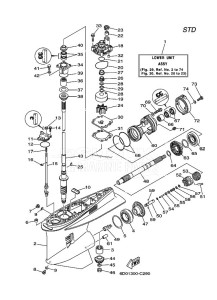 Z300AETOU drawing LOWER-CASING-x-DRIVE-1