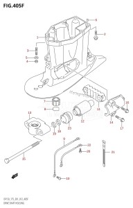 DF150 From 15002F-210001 (E01 E40)  2012 drawing DRIVE SHAFT HOUSING (DF175T:E40)