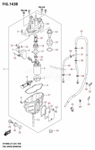 DF115BG From 11505F-440001 (E11 - E40)  2024 drawing FUEL VAPOR SEPARATOR (E40)