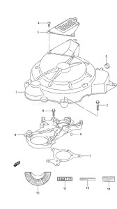 Outboard DF 40A drawing Ring Gear Cover