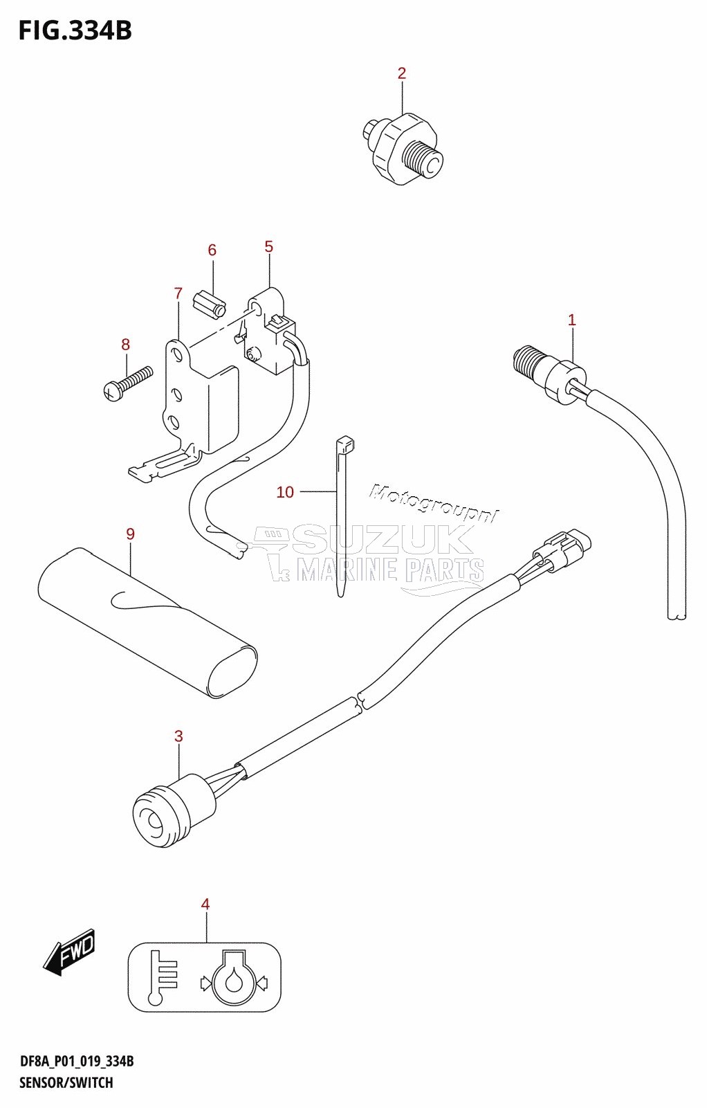 SENSOR /​ SWITCH (DF8AR,DF9.9AR)