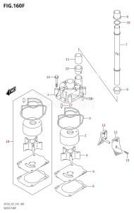 DF200 From 20002F-910001 (E01 E40)  2019 drawing WATER PUMP (DF225T:E40,DF225Z:E40,DF250T:E40,DF250Z:E40)